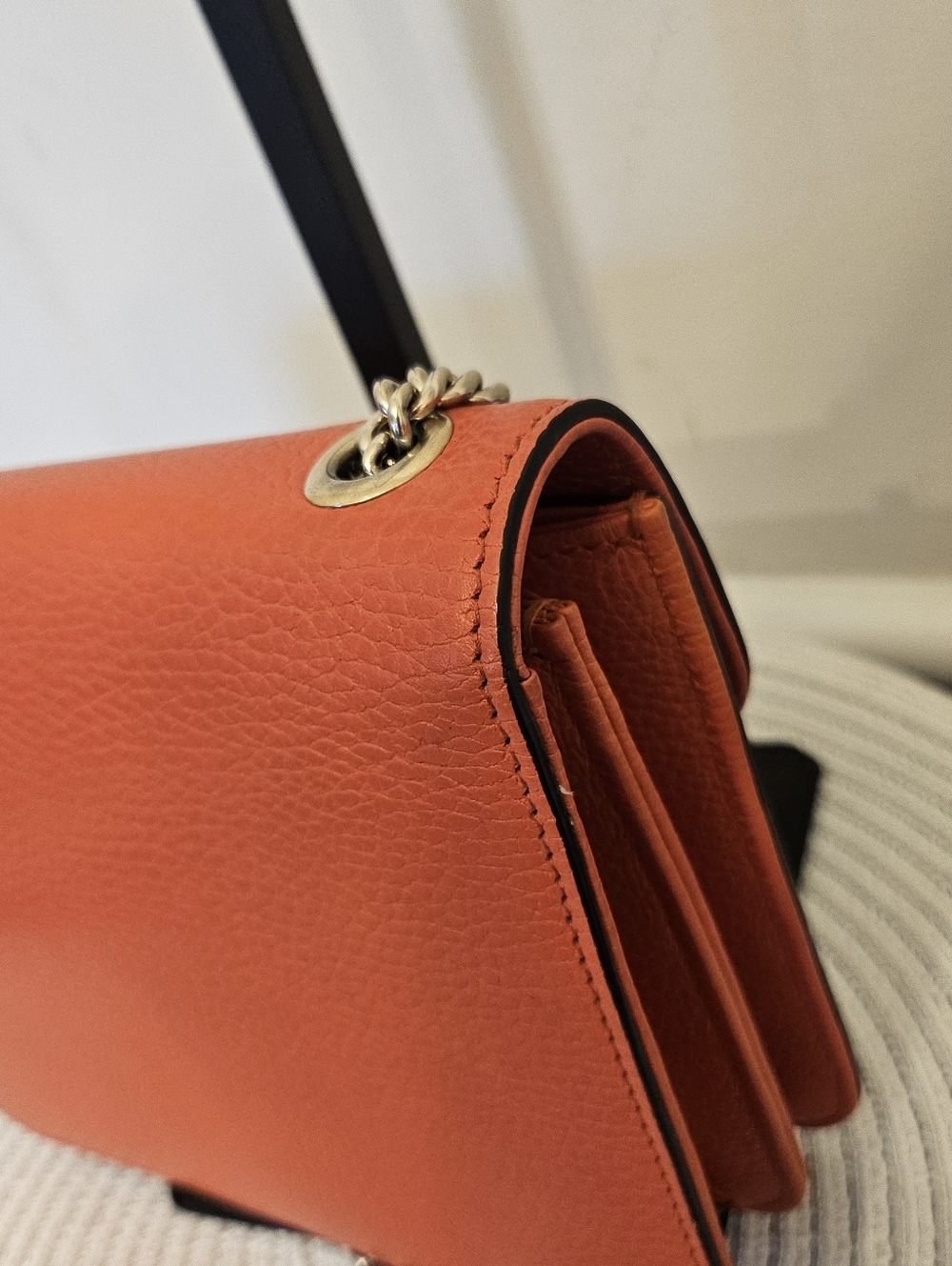 Gucci Interlocking G Dollar Calf Bag - Sun Orange - Picture 5 of 13